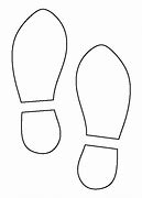Image result for Shoe Print Outline Clip Art Black and White