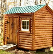 Image result for Small Log Cabin Sheds
