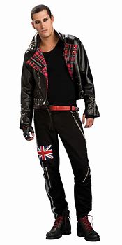 Image result for Punk Rock Costume Male
