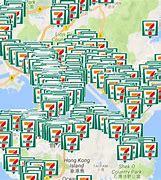 Image result for Map of 7 Eleven Stores