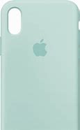 Image result for Green iPhone X Silicone Case with Apple Logo