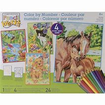 Image result for Pencil Color by Number Books