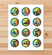 Image result for Birthday Stickers Mario Kart