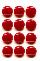 Image result for Cricket Tennis Ball Red