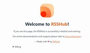 Image result for RSS Hub