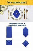 Image result for Chinese New Year Cloth Napkin Folding