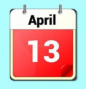 Image result for April 13 Calendar