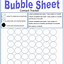 Image result for Bubble Sheet 50