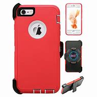 Image result for Shockproof iPhone 6 Plus Case Red