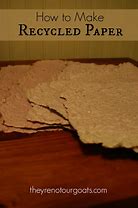 Image result for How to Make Recycled Paper