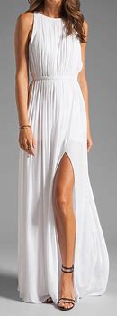 Image result for Simple White Maxi Dress