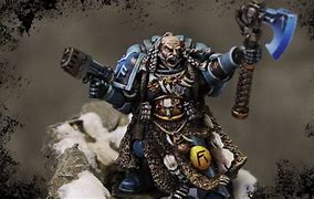 Image result for Space Wolves Rune Priest Art