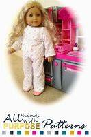 Image result for Free Doll Pajama Pattern