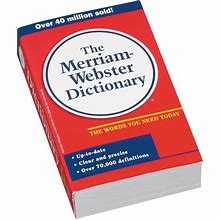 Image result for Merriam Dictionary Book Title Page