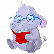 Image result for Animal Reading Clip Art