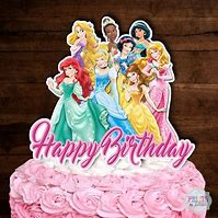 Image result for Disney Princess Cake Topper