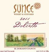 Image result for Sunce Dolcetto Amador County