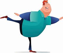 Image result for Fat Man Dancing Cartoon