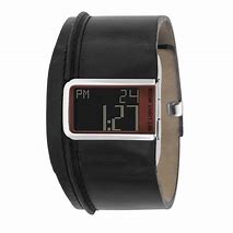 Image result for Diesel Digital Leather Cuff Watch
