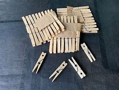 Image result for Wooden Laundy Clips