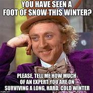 Image result for Winter Weather Meme