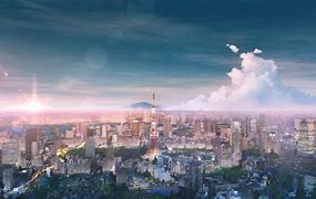 Image result for Japanese City Wallpaper Anime