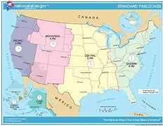 Image result for 4 Time Zones in America