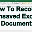 Image result for How to Recover Unsaved Excel