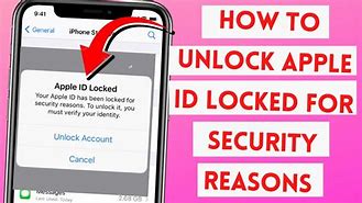 Image result for Apple ID Locked How to Unlock