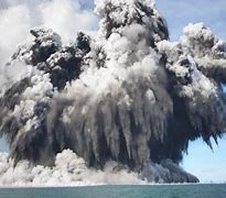 Image result for Satellite View of Tonga Volcano