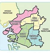 Image result for Osaka Ward's Map