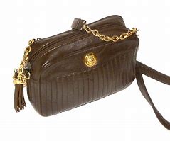 Image result for Anne Klein Brown Leather Bag