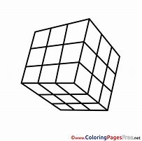 Image result for Cartoon Cube Printable