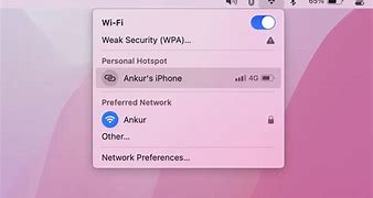 Image result for Connect to iPhone Hotspot