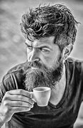 Image result for Hipster Drinking Coffee Art
