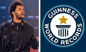 Image result for The Weeknd Guinness World Records