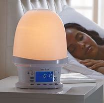 Image result for Brookstone Clock with Light Therapy