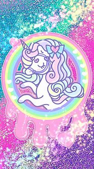 Image result for Cute Glitter Unicorn Wallpaper