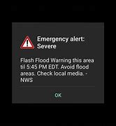 Image result for Flash-Flood Emergency Alert On iPhone