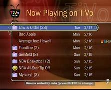 Image result for TiVo HD Menus