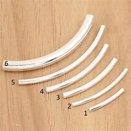 Image result for Sterling Silver Tube Beads