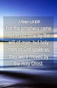 Image result for 2 Peter 1:21