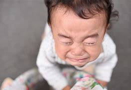 Image result for Baby Crying Black and White