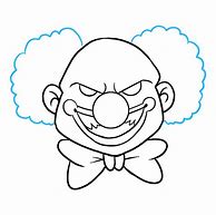 Image result for Draw Scary Clown