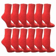 Image result for Red Fuzzy Socks
