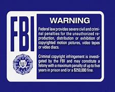 Image result for FBI Warning Screen Universal