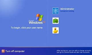 Image result for Windows XP Login Screen