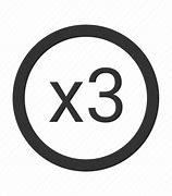 Image result for 3X Icon