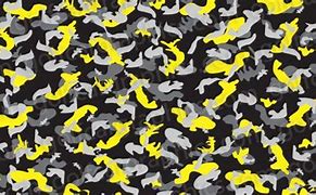Image result for Black and Yellow Camo
