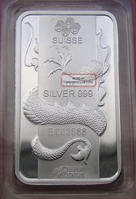 Image result for Pamp Suisse Silver Bar 2012 Dragon Bar